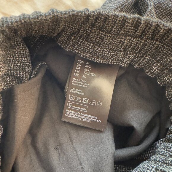 H&M Drawstring Flat-Front Dress Pants Pants - Picture 4 of 4